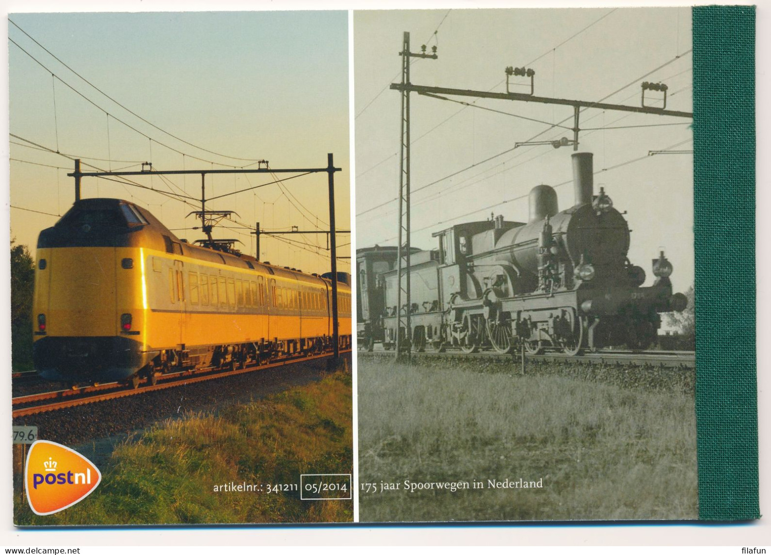 Nederland - 2014 - 175 Jaar Spoorwegen In Nederland - Prestigeboekje PR54 - Ongebruikt