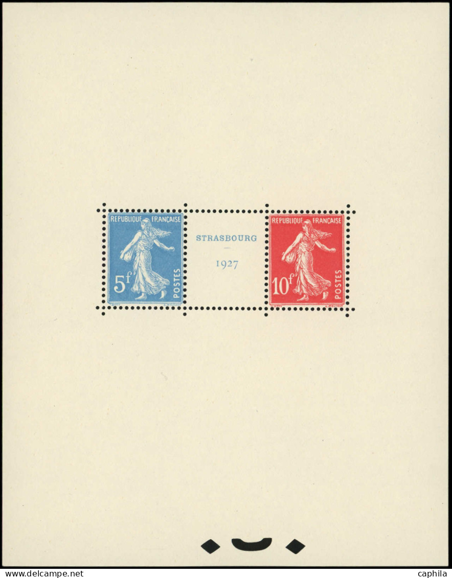 ** FRANCE - Blocs Feuillets - 2, Perforation Du Bas Décalée Sur La Droite, Signé Scheller: Expo De Strasbourg - Altri & Non Classificati