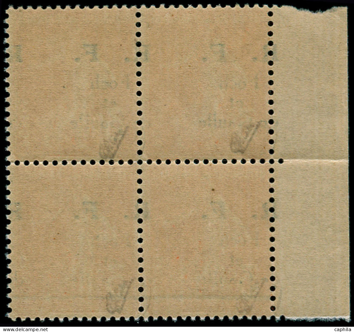 ** FRANCE - Libération (N° Et Cote Mayer) - Sospel 3s/3a, Bloc De 4 Dont 2 Exemplaires Soulignés D'un Trait, Signé Calve - Liberación