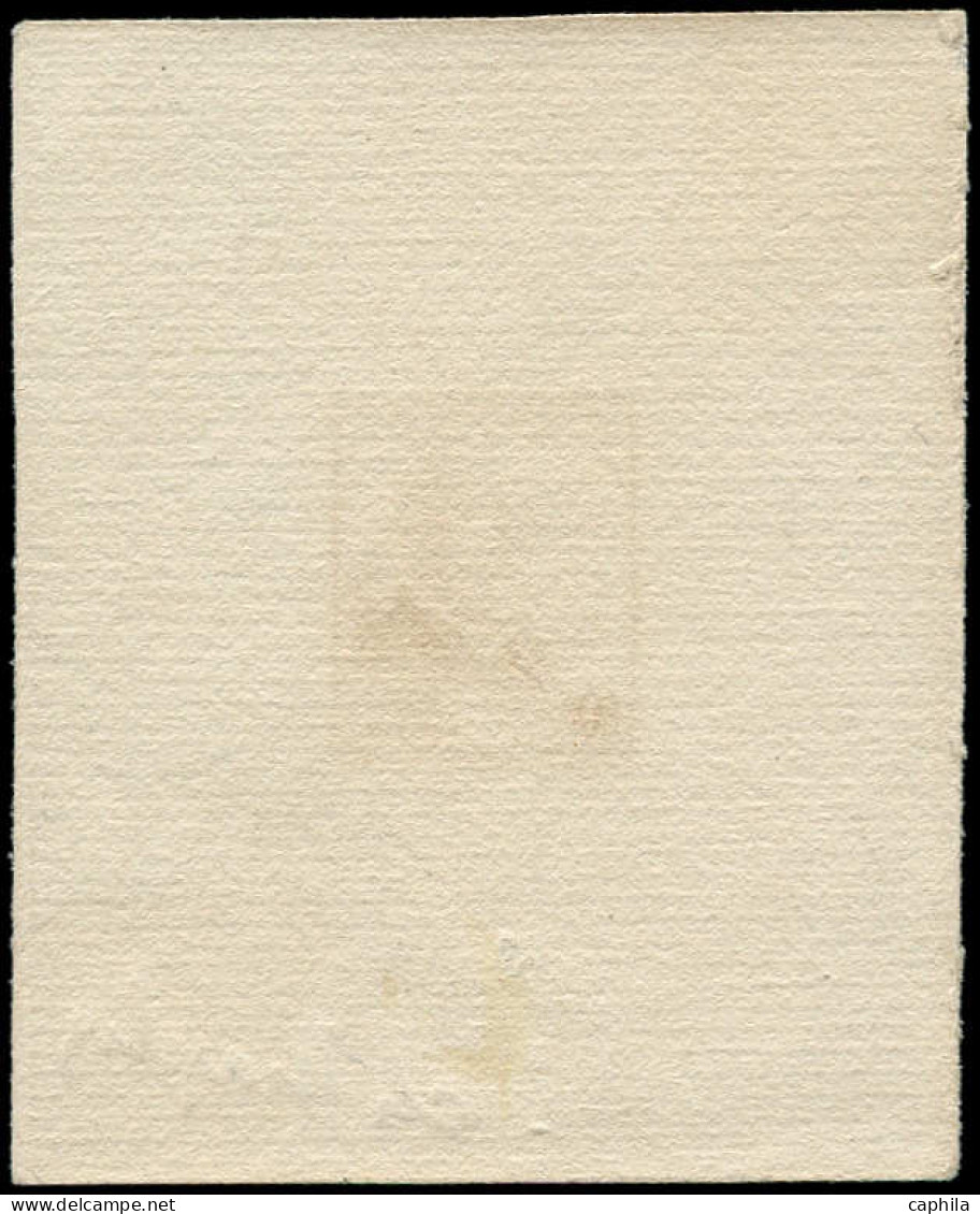 EPA ALGERIE - Poste - 196C, épreuve D'artiste Non émise En Brun Découpée De La Cuvette, Signée Mazelin: 10f. Pétain - Altri & Non Classificati