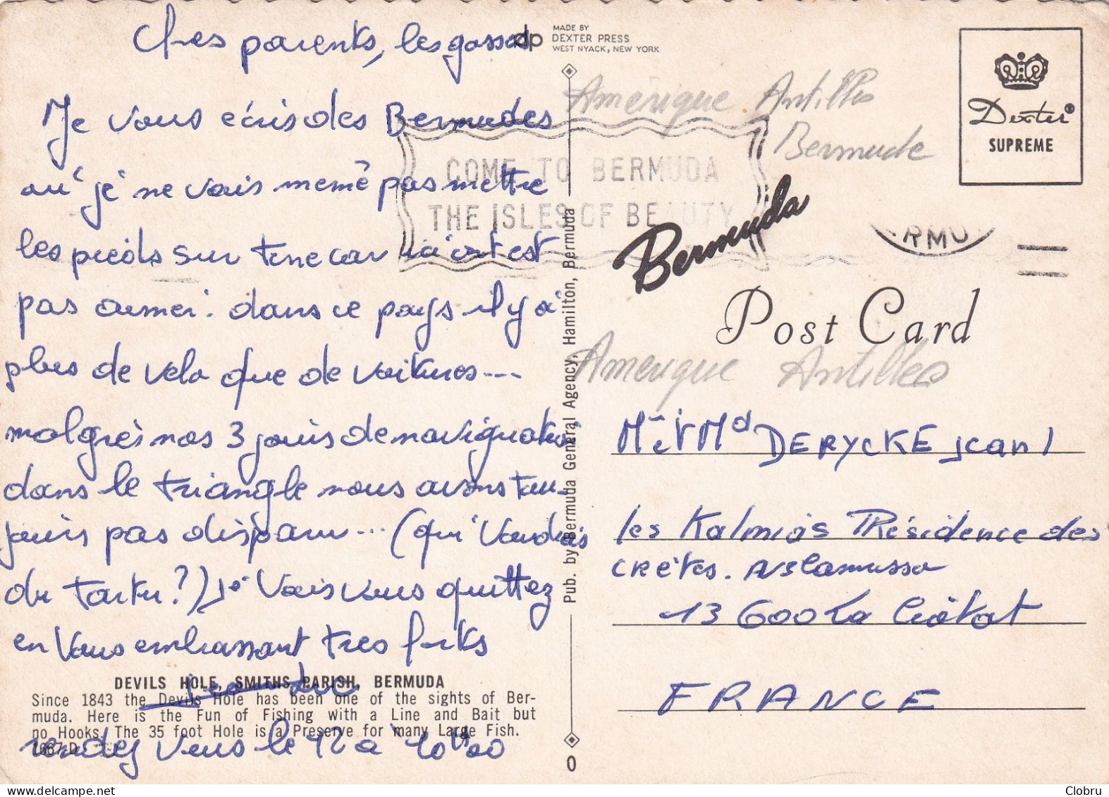 Bermuda, Devils Hole Smiths Parish - Bermuda