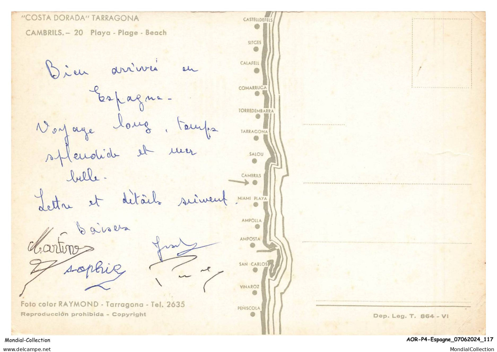 AORP4-0293-ESPAGNE - TARRAGONA - Cambrils - Plage - Tarragona