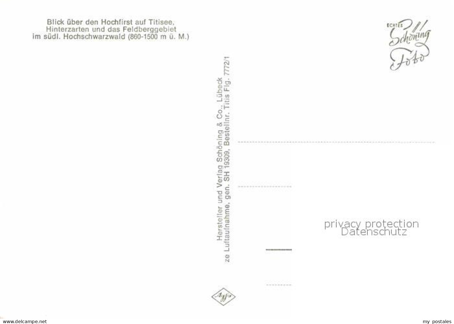 Titisee-Neustadt Fliegeraufnahme Hochfirst Hinterzarten Feldberg - Titisee-Neustadt
