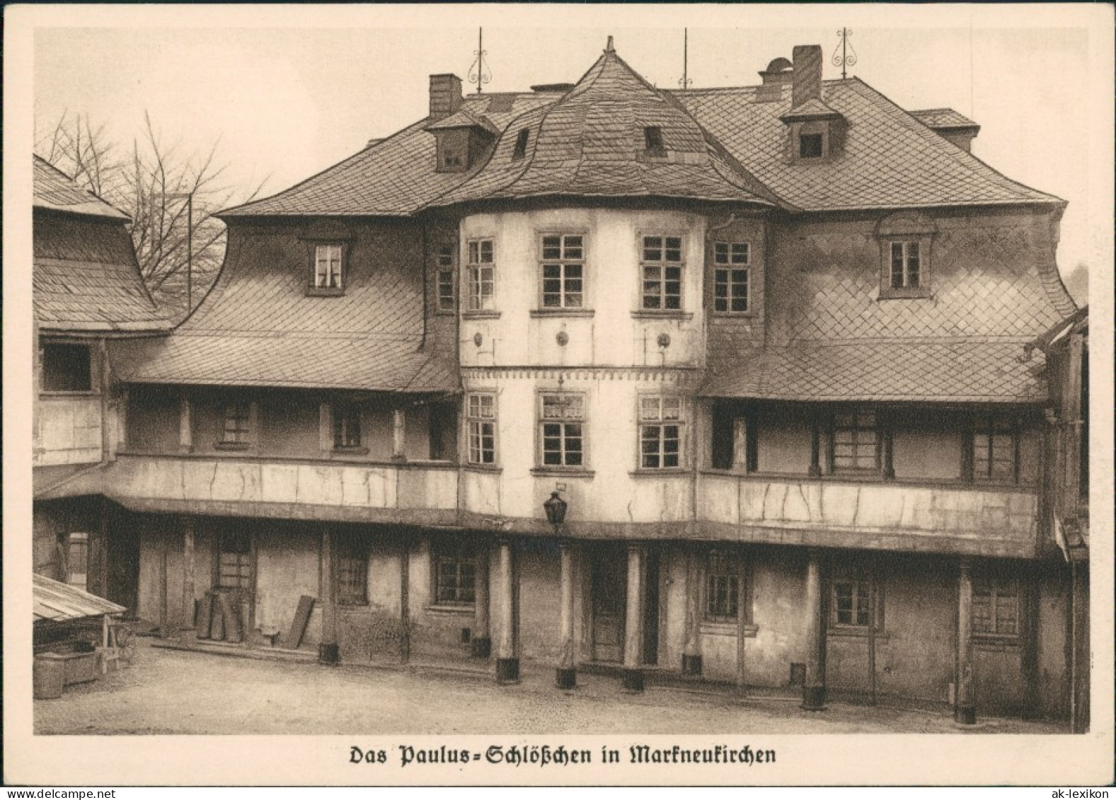 Ansichtskarte Markneukirchen Paulus Schlößchen 1928 - Markneukirchen