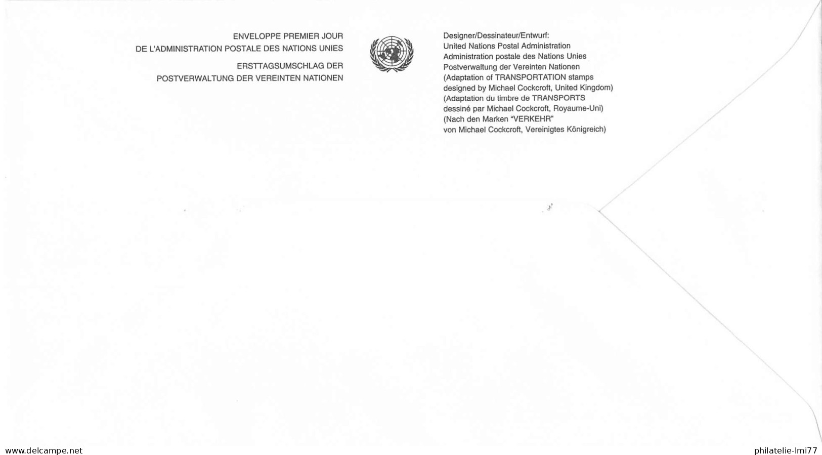 ONU Vienne - 1997 - 250 à 254 - Transports Terrestres - FDC