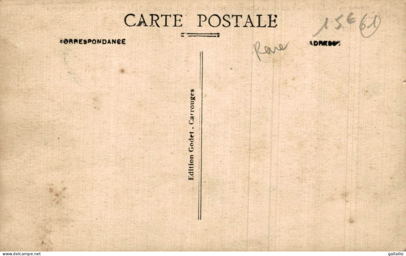 RARE ENVIRONS DE CARROUGES LES CHARBONNIERS DANS LES BOIS DE LA TONNELIERE LEUR HABITATION - Carrouges