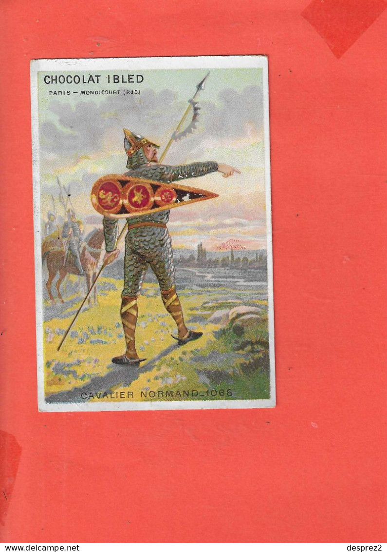 CHROMO Chocolat IBLED Paris Mondicourt Cavalier Normand - Ibled