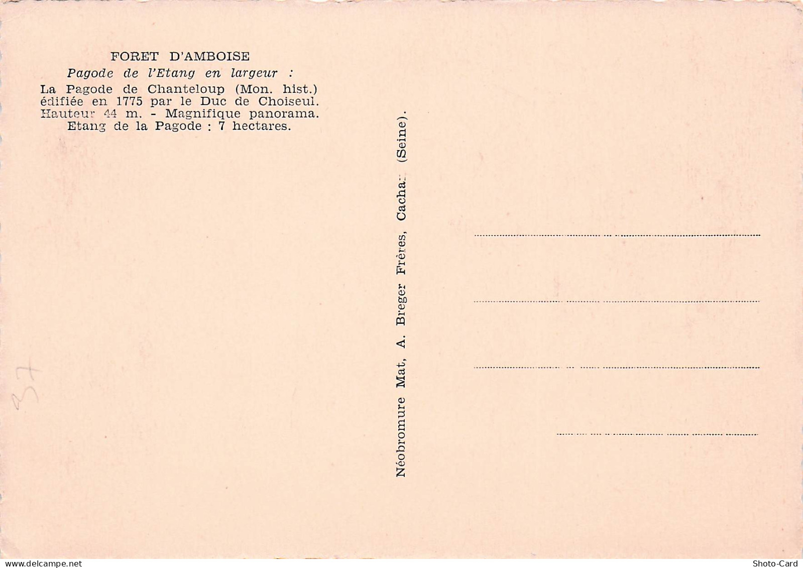 78 CHANTELOUP LES VIGNES PAGODE DE CHANTELOUP - Chanteloup Les Vignes