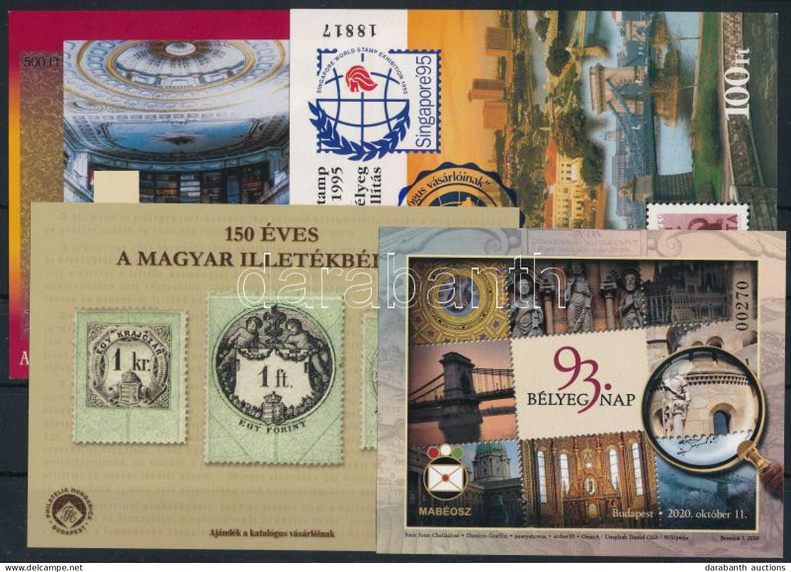 ** 1995-2020 4 Db Klf Emlékív - Altri & Non Classificati