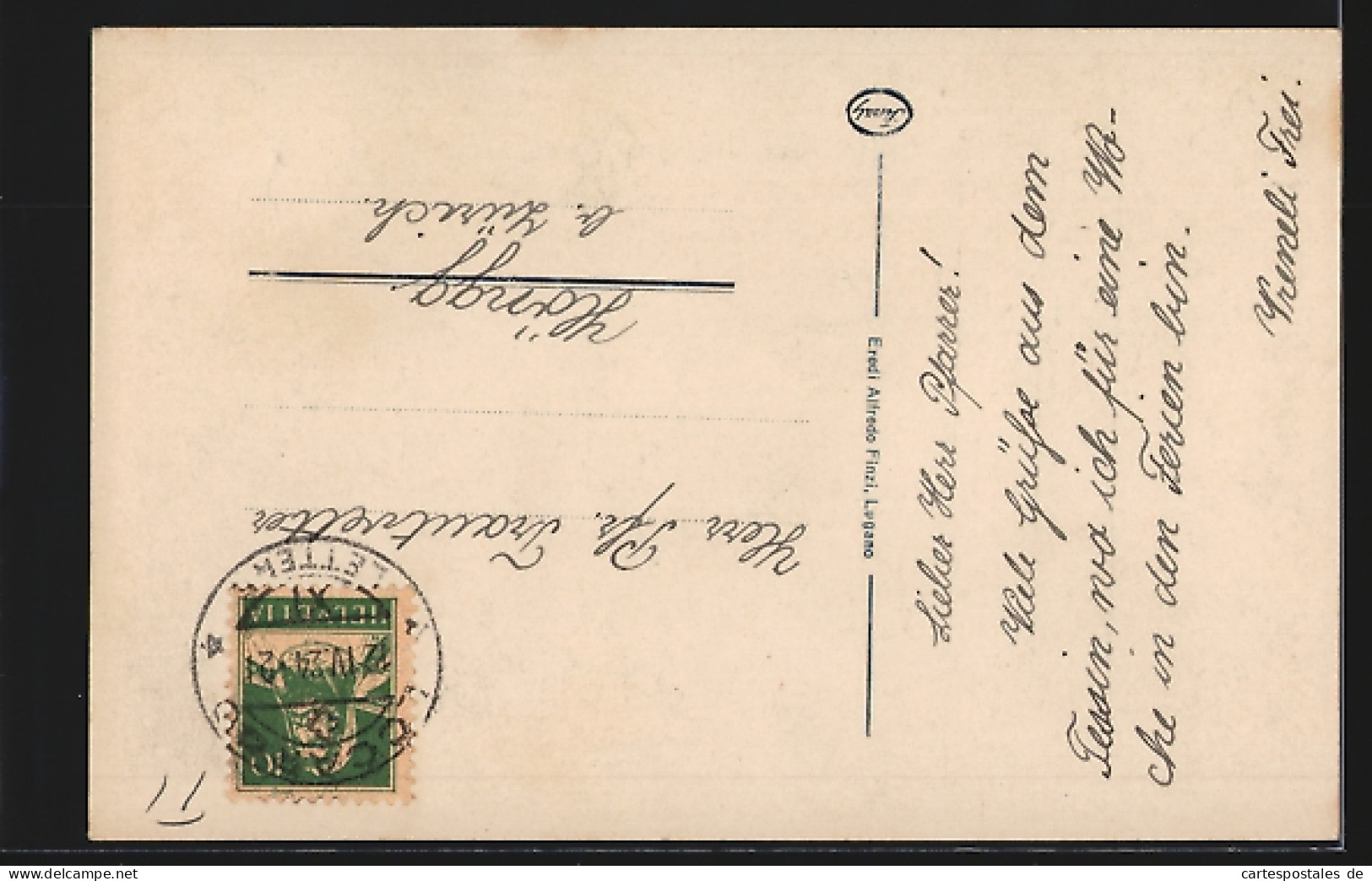 AK Locarno, Chiesa Della S. Trinita - Locarno