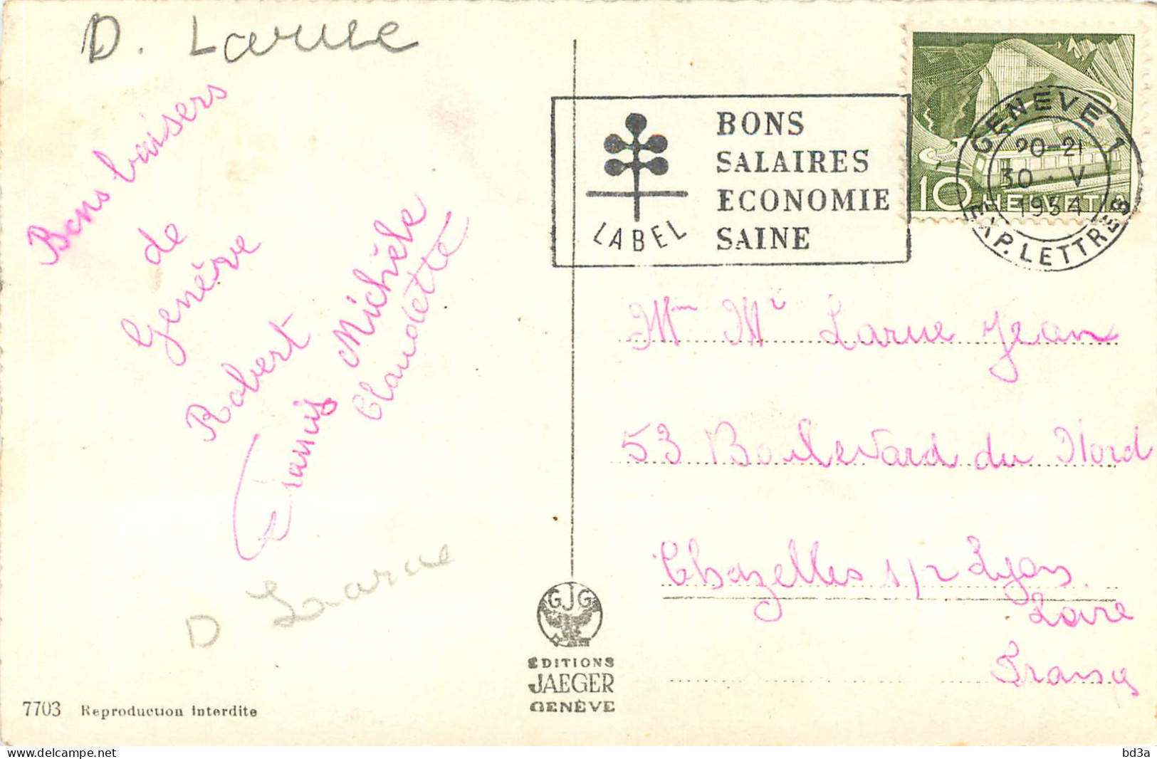 SUISSE  GENEVE - Haslen