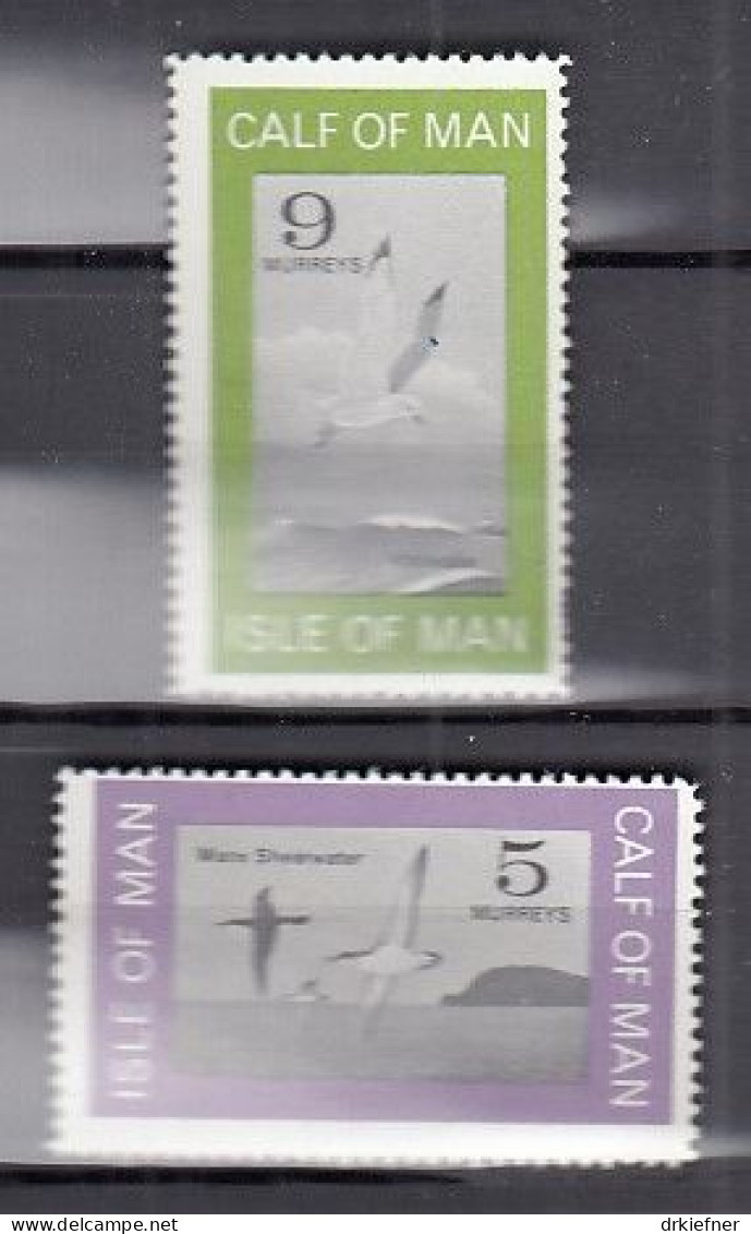 ISLE OF MAN  Calf Of Man, Nichtamtl. Briefmarken, Gestempelt, Möven, 1963 - Man (Insel)