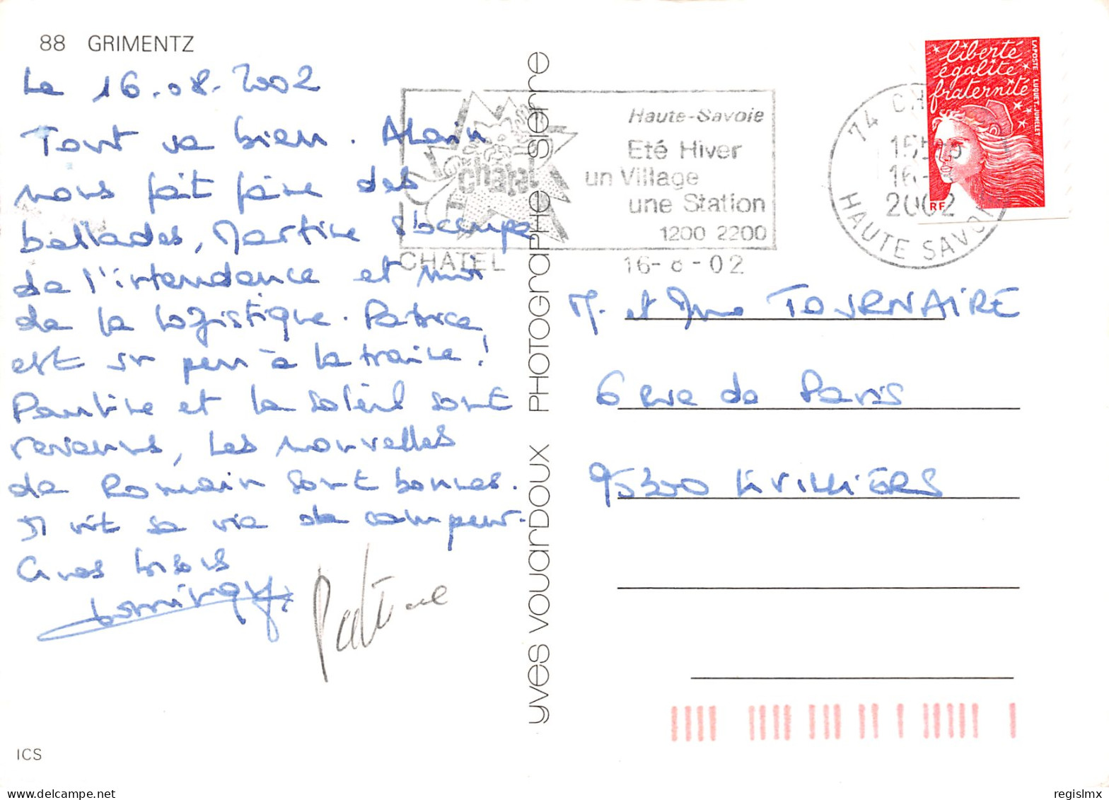 ET-SUISSE GRIMENTZ-N°T2761-C/0161 - Grimentz