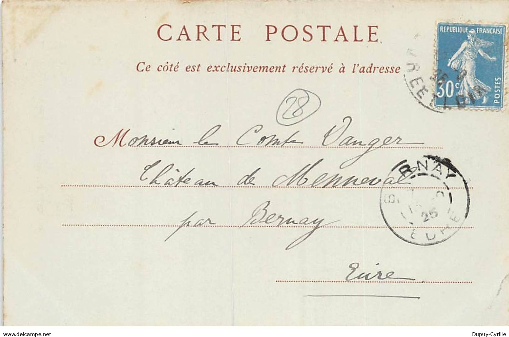 Château D'ANET - Vue D'ensemble Par La Neige - Très Bon état - Anet