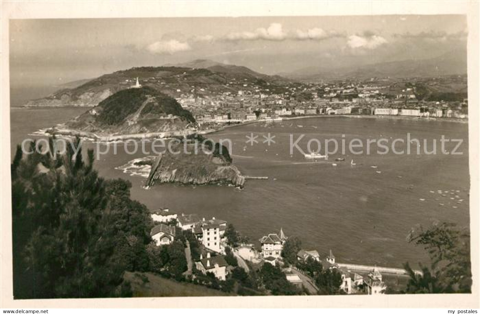 San Sebastian  Pais Vasco ES Fliegeraufnahme Bucht - Autres & Non Classés