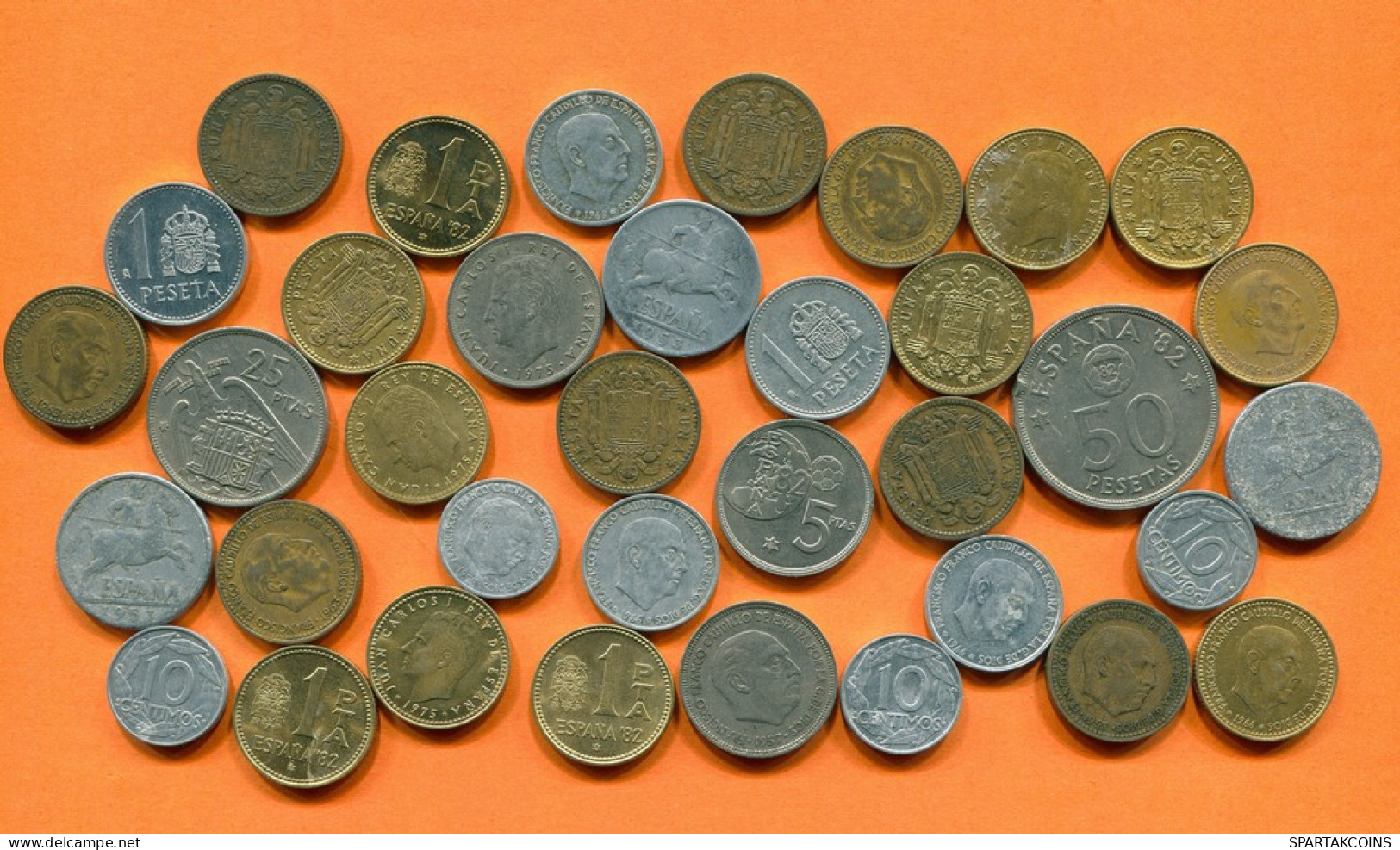 ESPAÑA Moneda SPAIN SPANISH Moneda Collection Mixed Lot #L10262.2 - Altri & Non Classificati