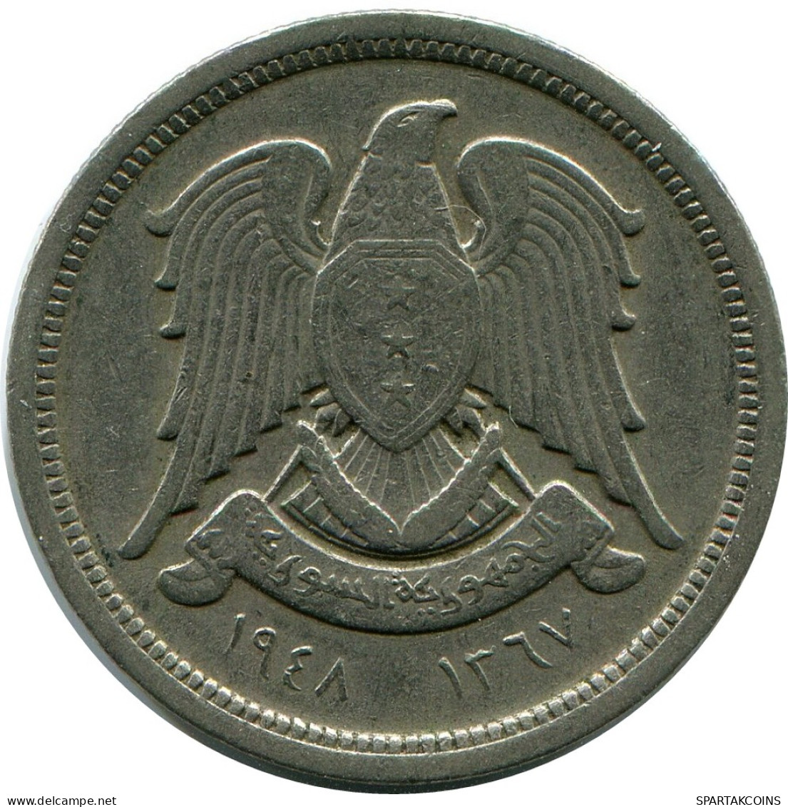 10 QIRSH 1948 SIRIA SYRIA Islámico Moneda #AK200 - Syrie