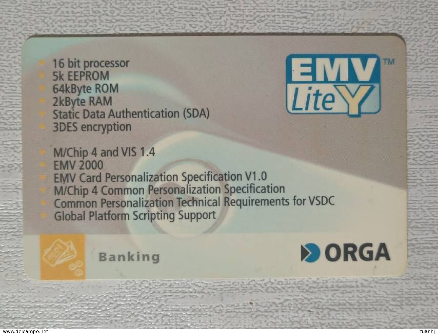 ORGA Chip Card - Onbekende Oorsprong