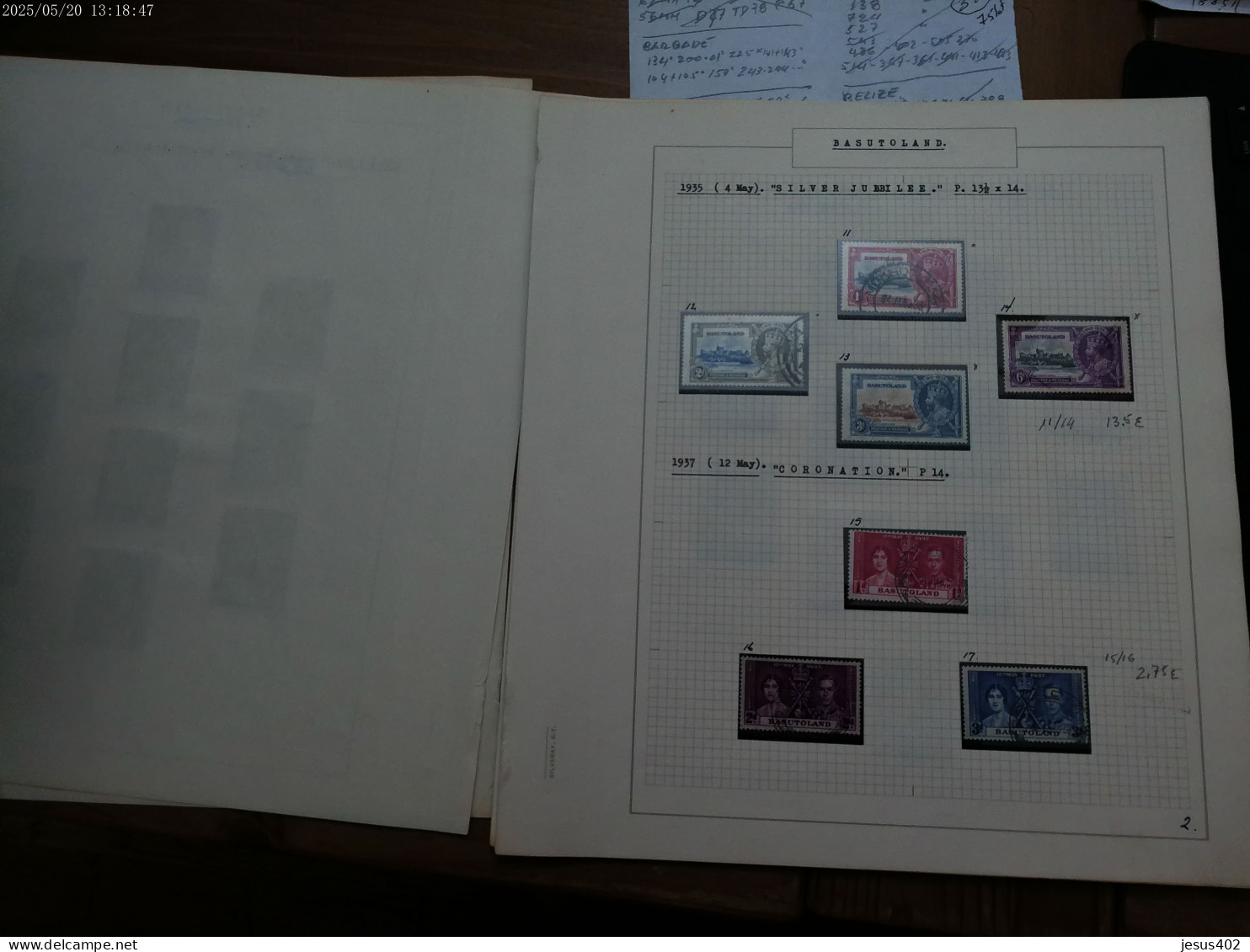 50 BASUTOLAND BASOUTOLAND 1933 Al  1966 / BONITA COLECCION A COMPLETAR / YVERT 1 /102 MH FU Incompleta - 1933-1964 Crown Colony