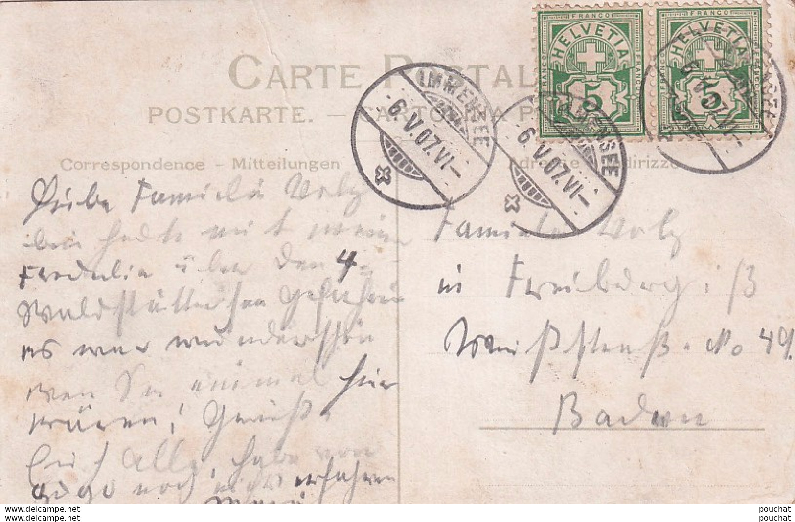 L39- IMMENSEE - TELLSKAPELLE - EN  1907  - ( 2 SCANS ) - Küssnacht