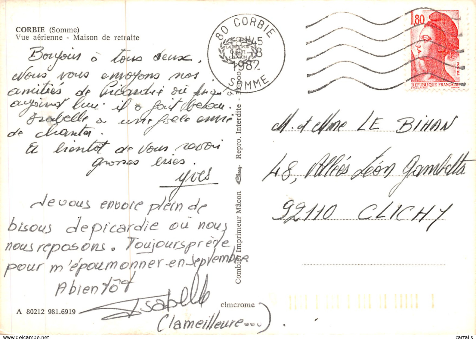 80-CORBIE-MAISON DE RETRAITE-N°621-A/0179 - Corbie