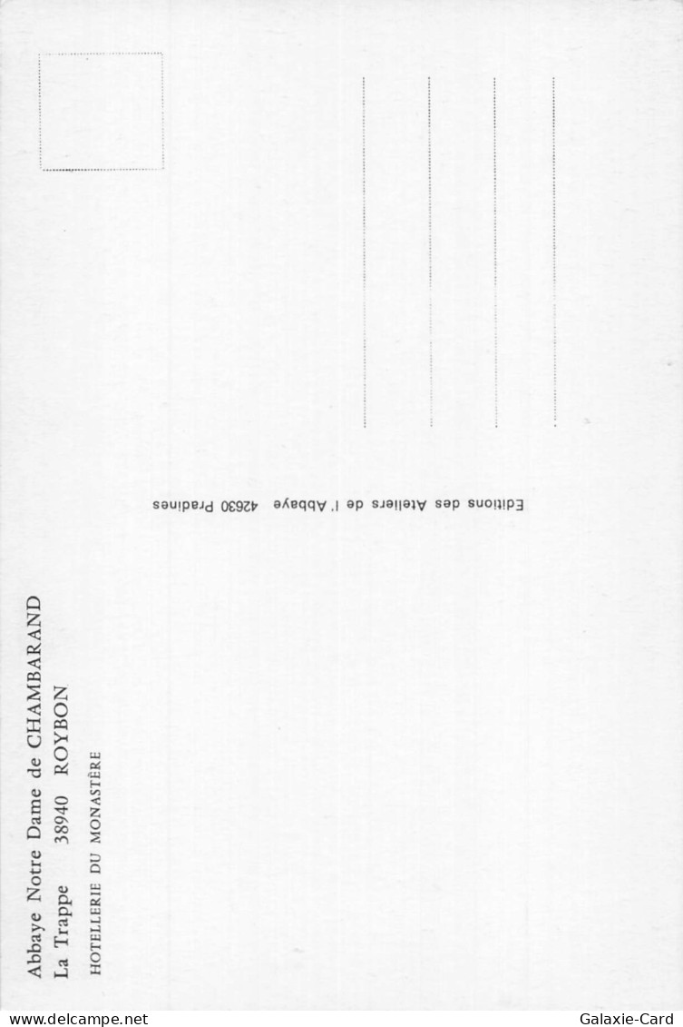 38 ROYBON ABBAYE NOTRE DAME DE CHAMBARAN - Roybon