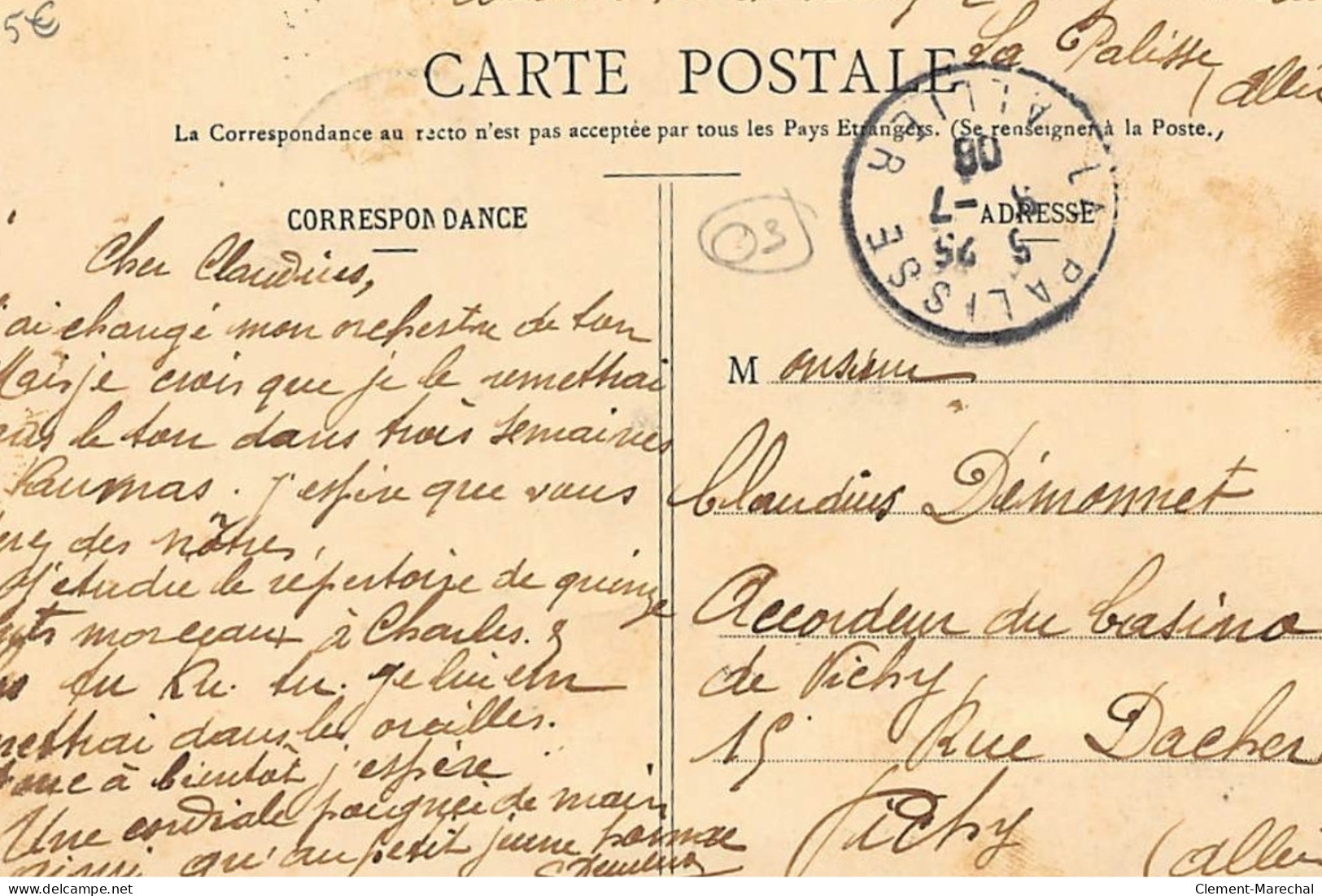 LAPALISSE : Facade Interieure Du Chateau - Tres Bon Etat - Lapalisse