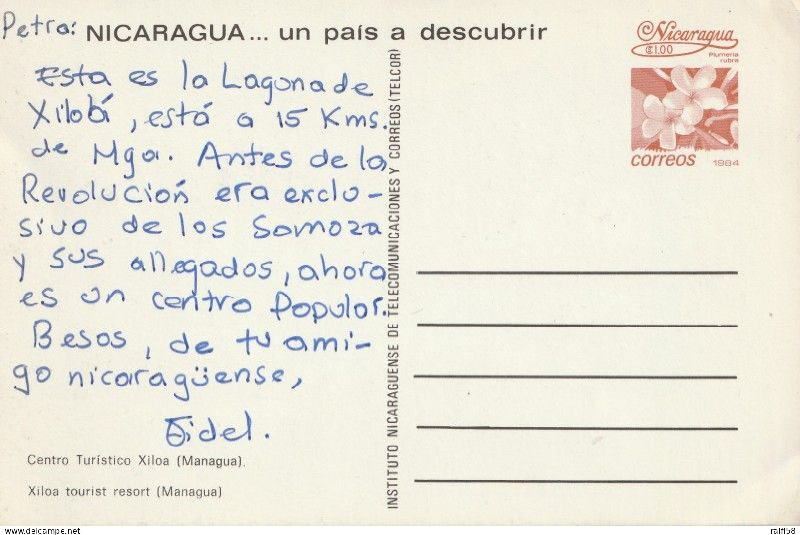 1 AK Nicaragua * Xiloa Tourist Resort Bei Managua * - Nicaragua