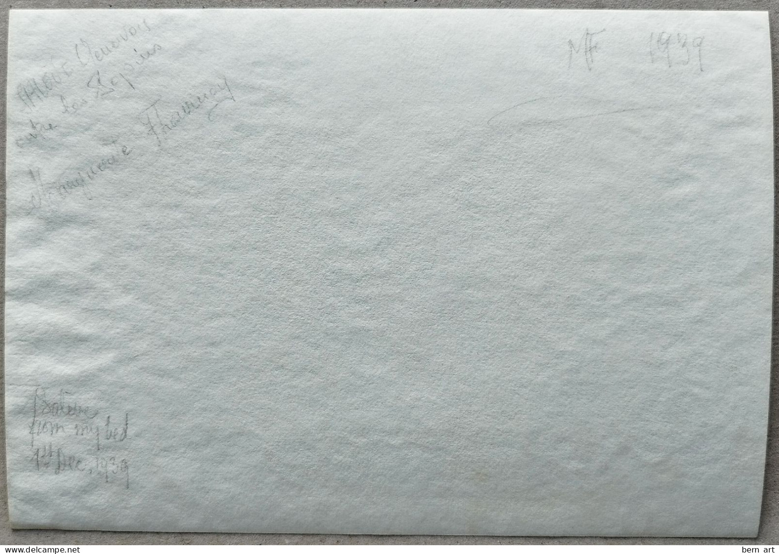 N°11- Aquarelle "Salève Derrière Les Sapins Coté Genève" Signé M. Flournoy XXè - Wasserfarben