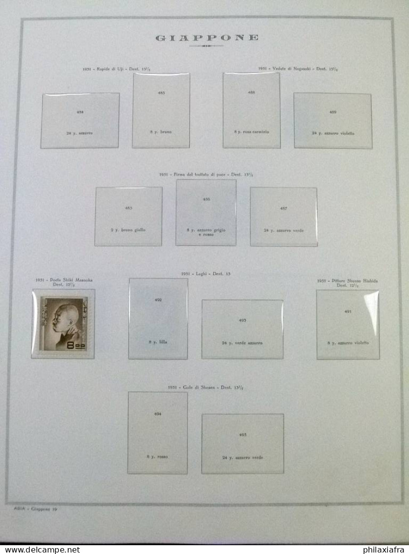 Collection Japon, de 1964 à 1965, sur album, avec timbres neufs **