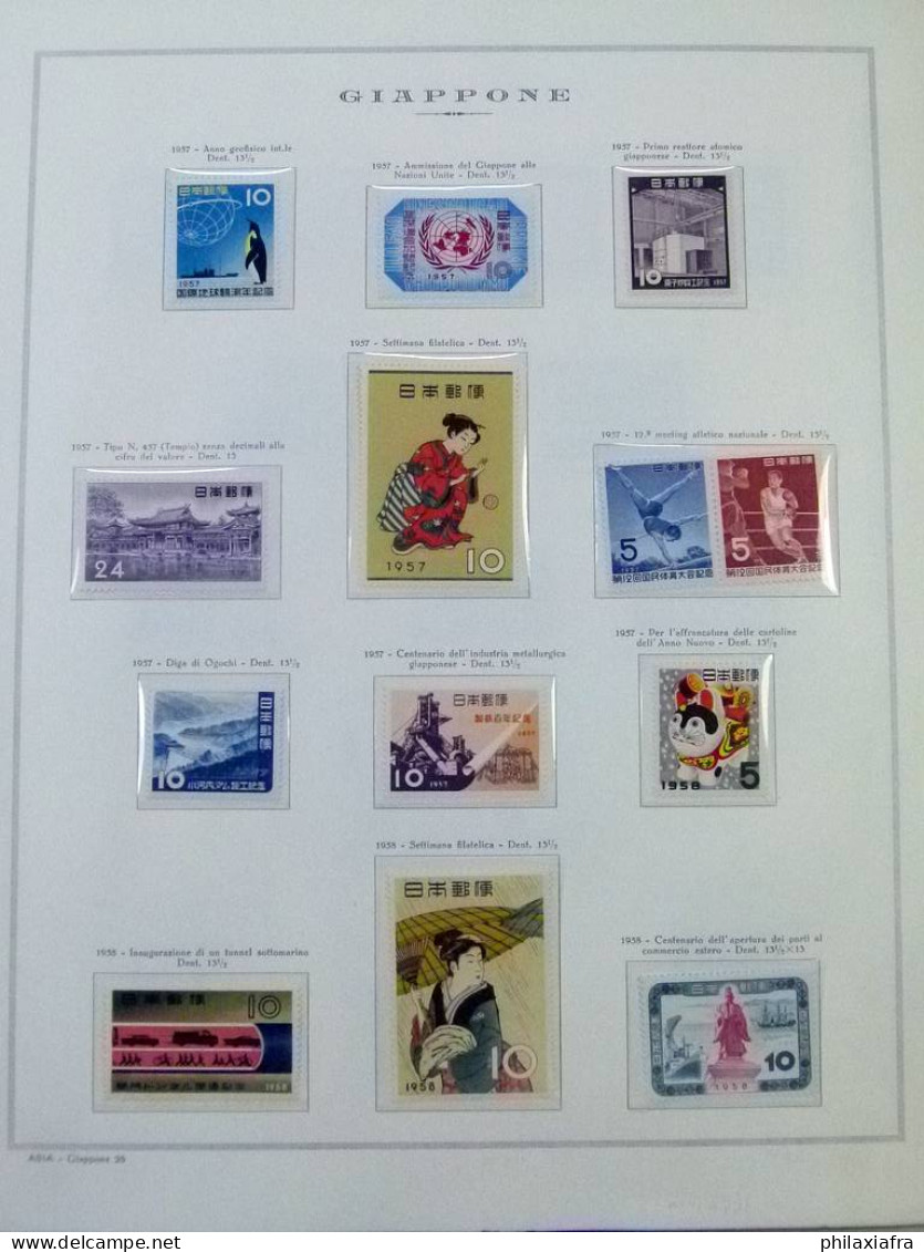 Collection Japon, de 1964 à 1965, sur album, avec timbres neufs **