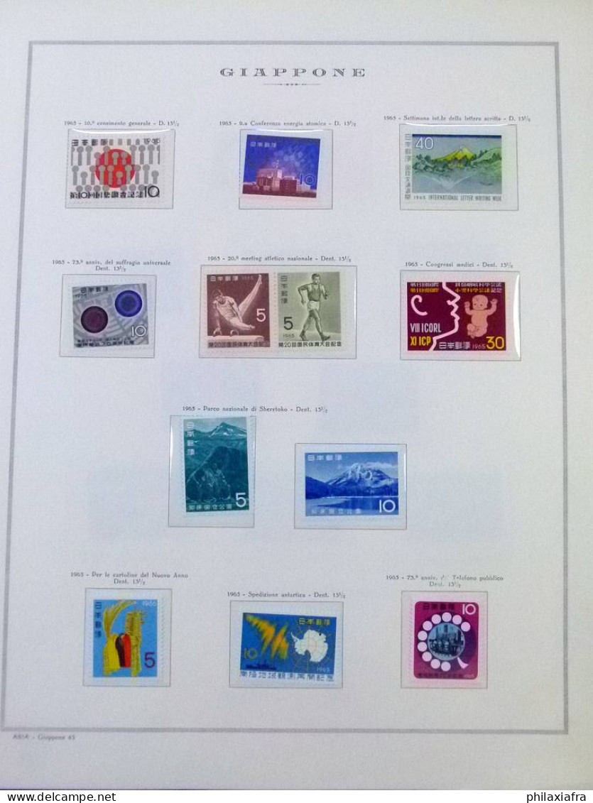 Collection Japon, de 1964 à 1965, sur album, avec timbres neufs **