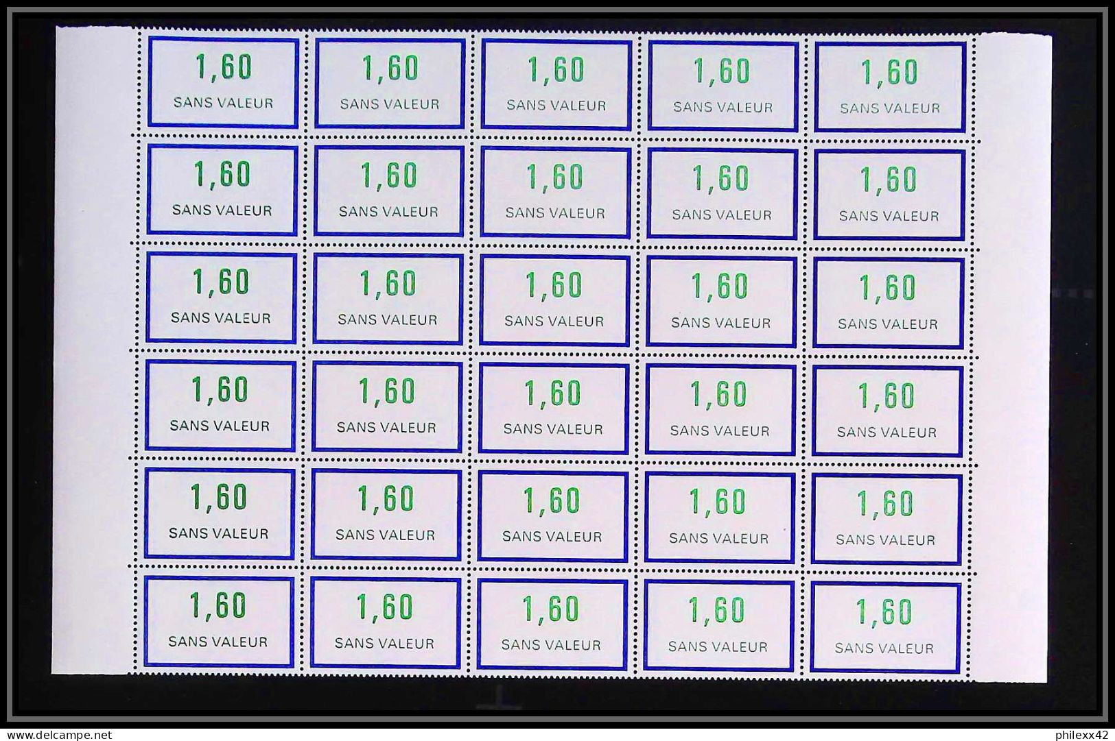 110118 GROS LOT Cours d'instruction COTE + 2500.00 EUROS fictif TB neuf ** MNH France fictifs