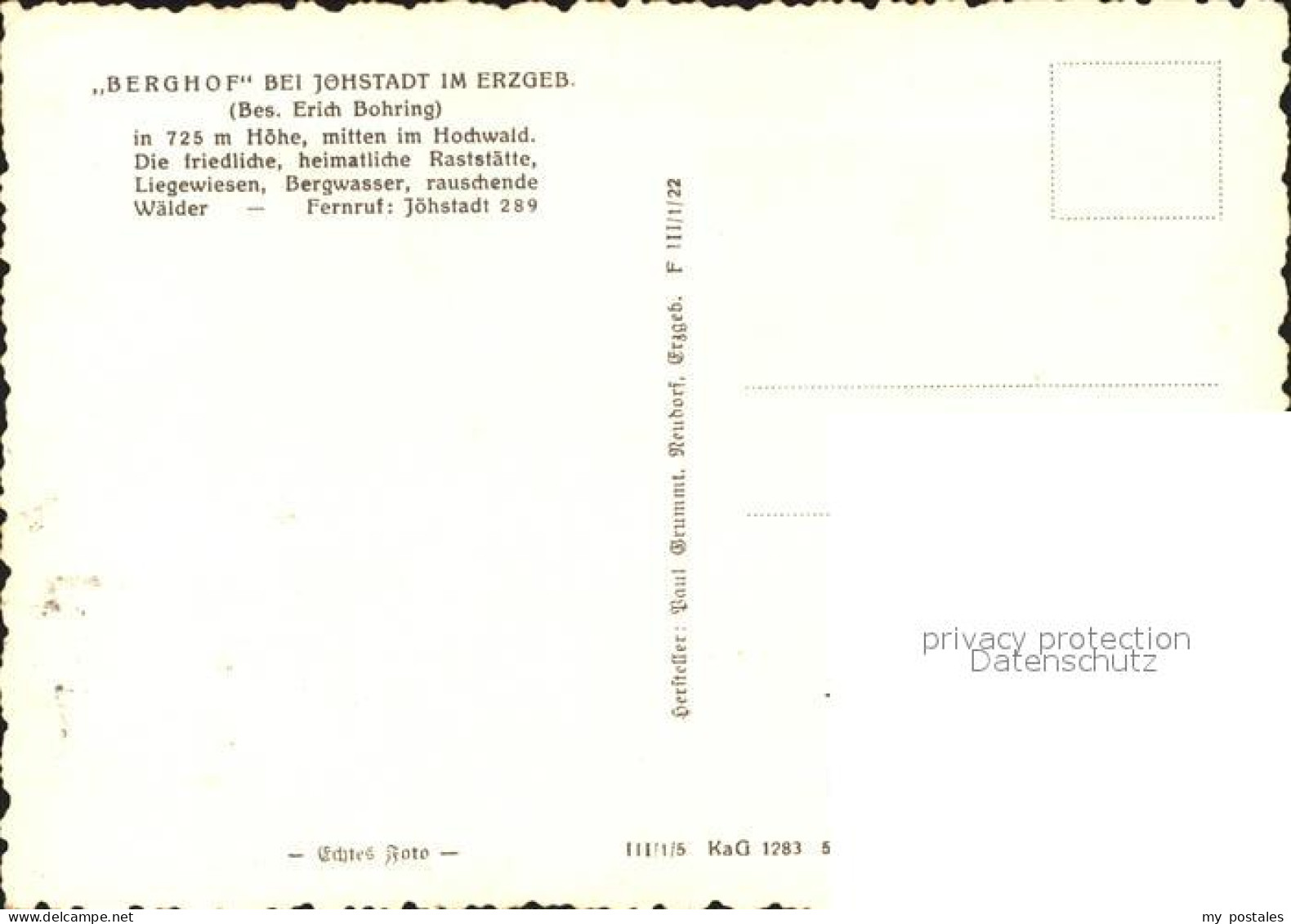 Joehstadt Berghof - Jöhstadt