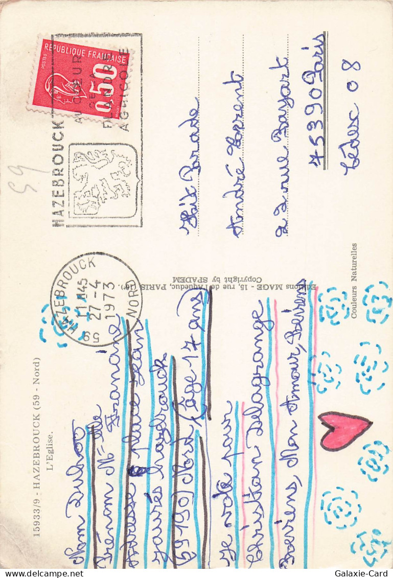 59 HAZEBROUCK L EGLISE - Hazebrouck
