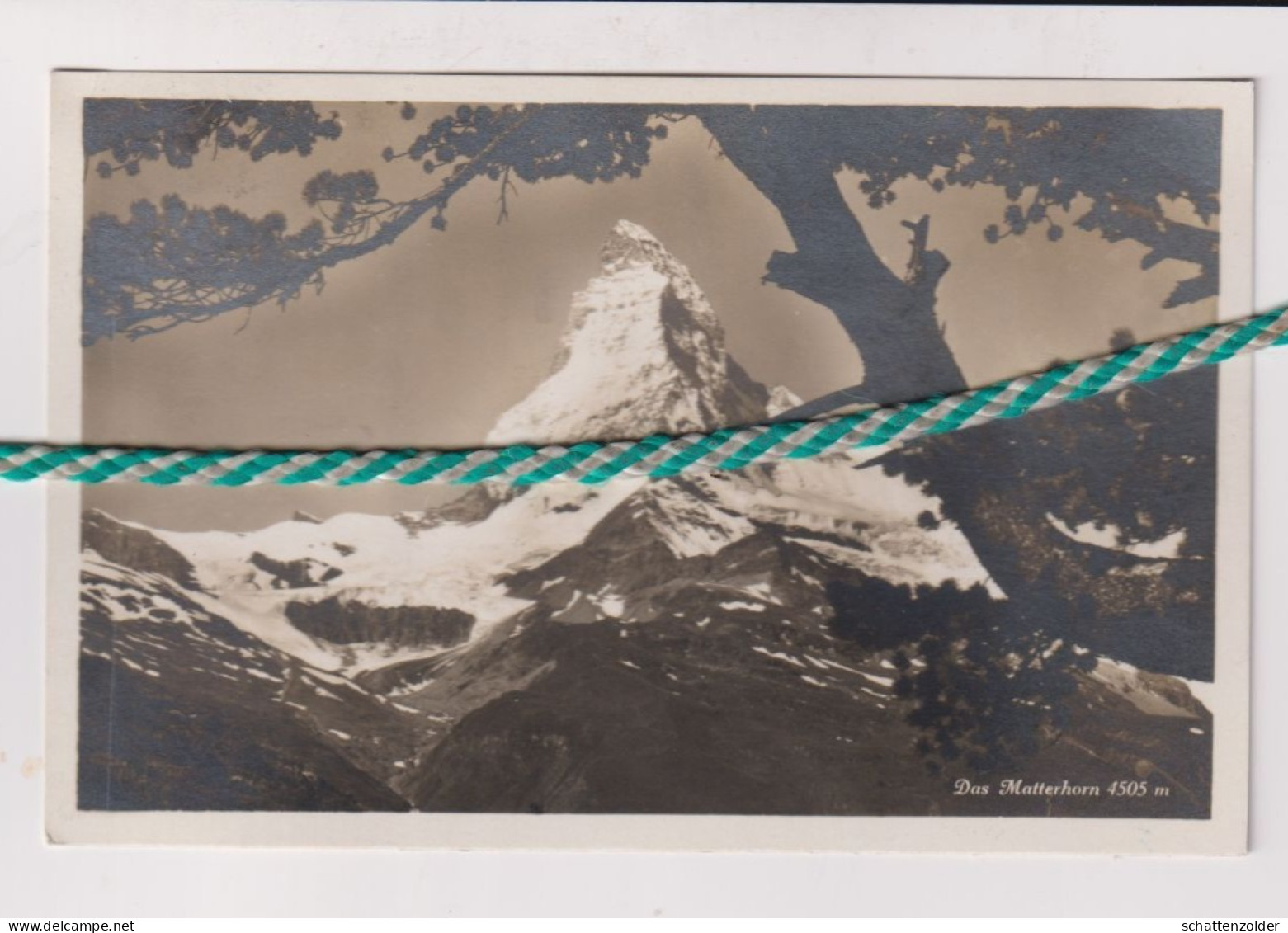 Carte Photo, Das Matterhorn - Matt