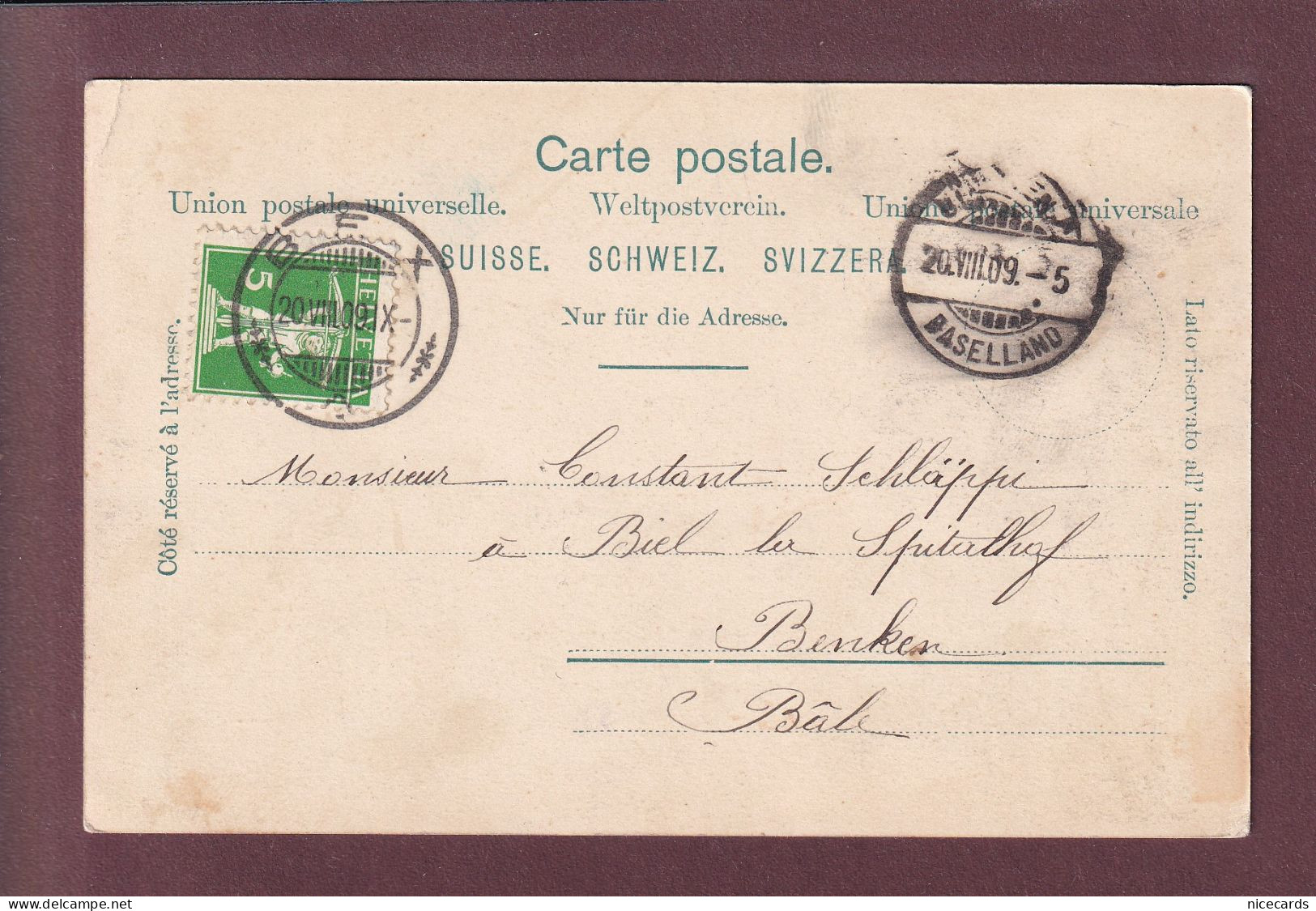 Souvenir De BEX - 1909 - Bex