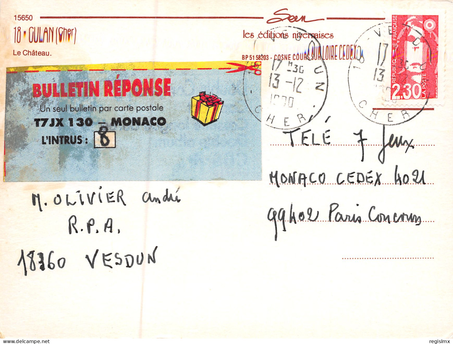 18-CULAN-N°3330-B/0227 - Culan