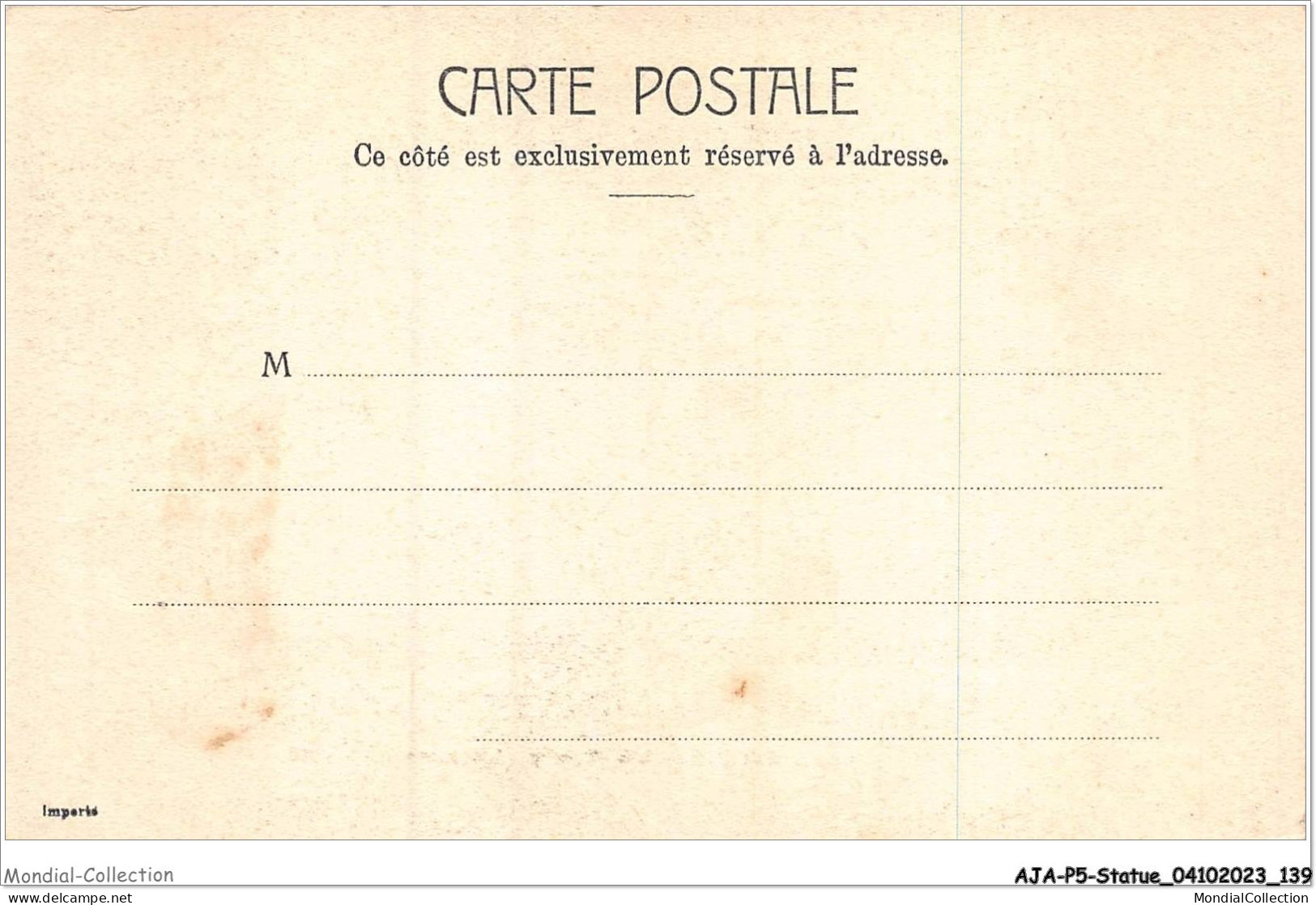 AJAP5-STATUE-0482 - PARIS - Le Tibre - Monuments