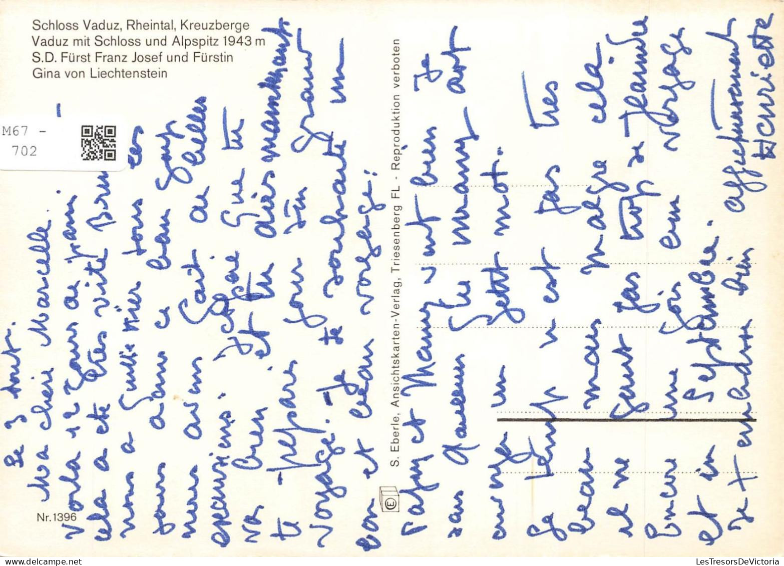 [-10%] LIECHTENSTEIN - Schloss Vaduz - Rheintal - Kreuzberge Vaduz - Multivues - Carte Postale Ancienne - Liechtenstein