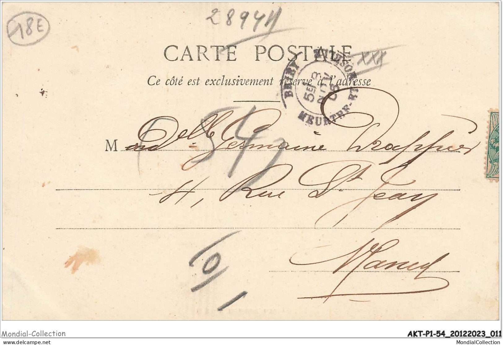 AKTP1-0006-54 - BRIEY - Grande-rue - Briey