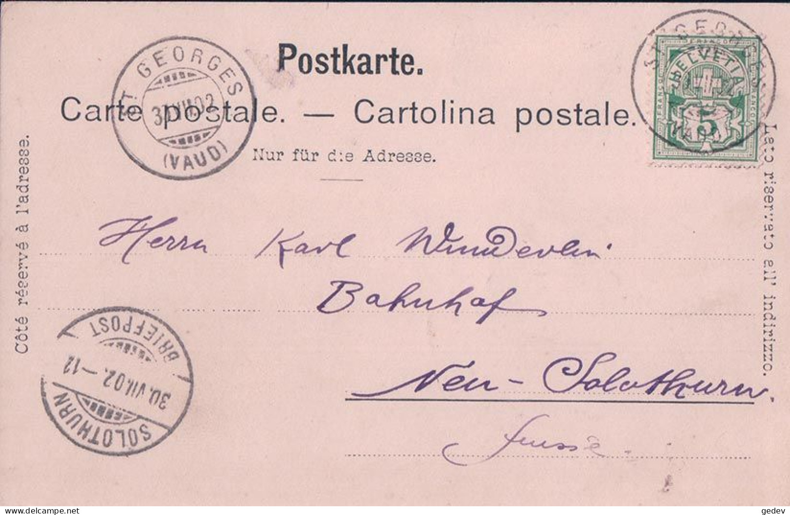 Longirod VD, Rue Animée (30.7.1902) - Longirod