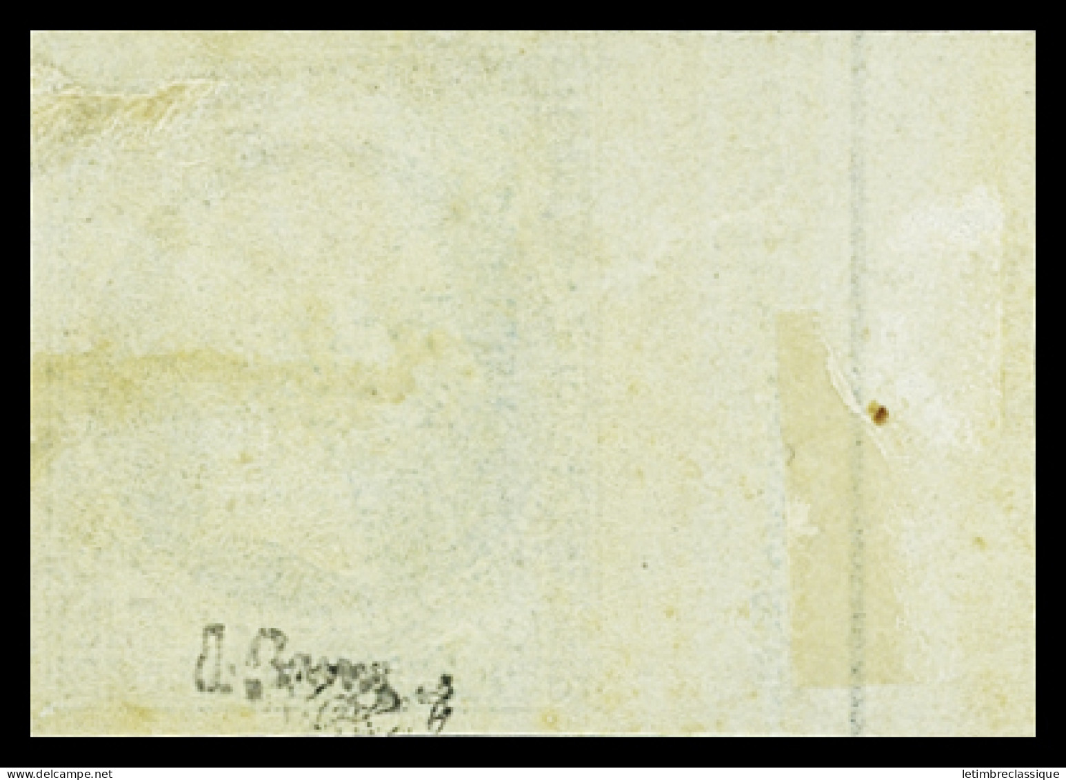 * N°10b 25c Bleu, Bord De Feuille Avec Filet D'encadrement, Neuf *, Très Belle Gomme, Grande Fraîcheur, Superbe. Cert. J - 1852 Louis-Napoléon