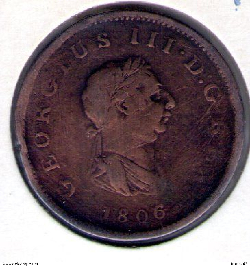 Georges III. 1/2 Penny. 1806 - C. 1 Penny