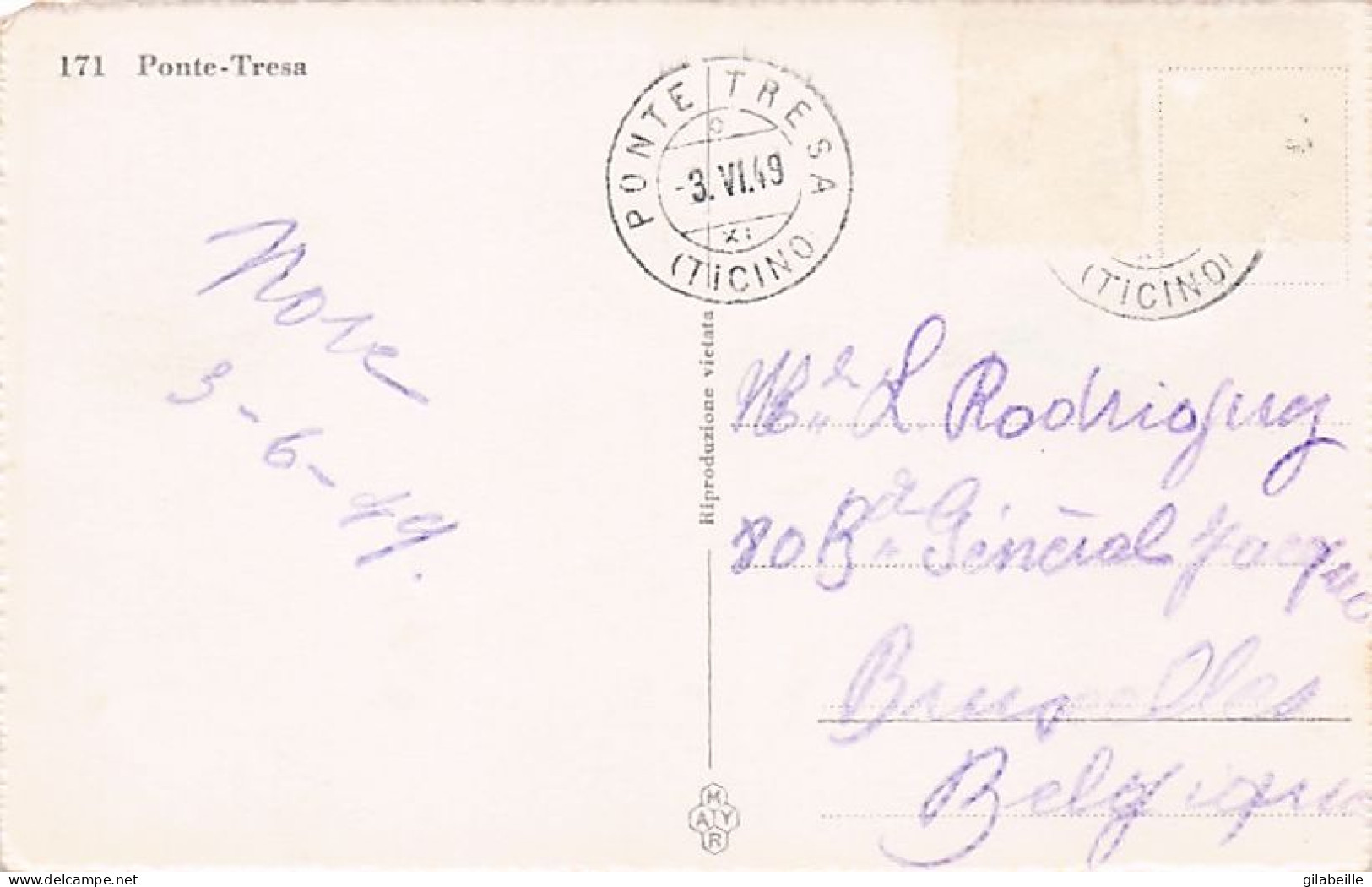 Tessin -  PONTE TRESA - Sonstige & Ohne Zuordnung