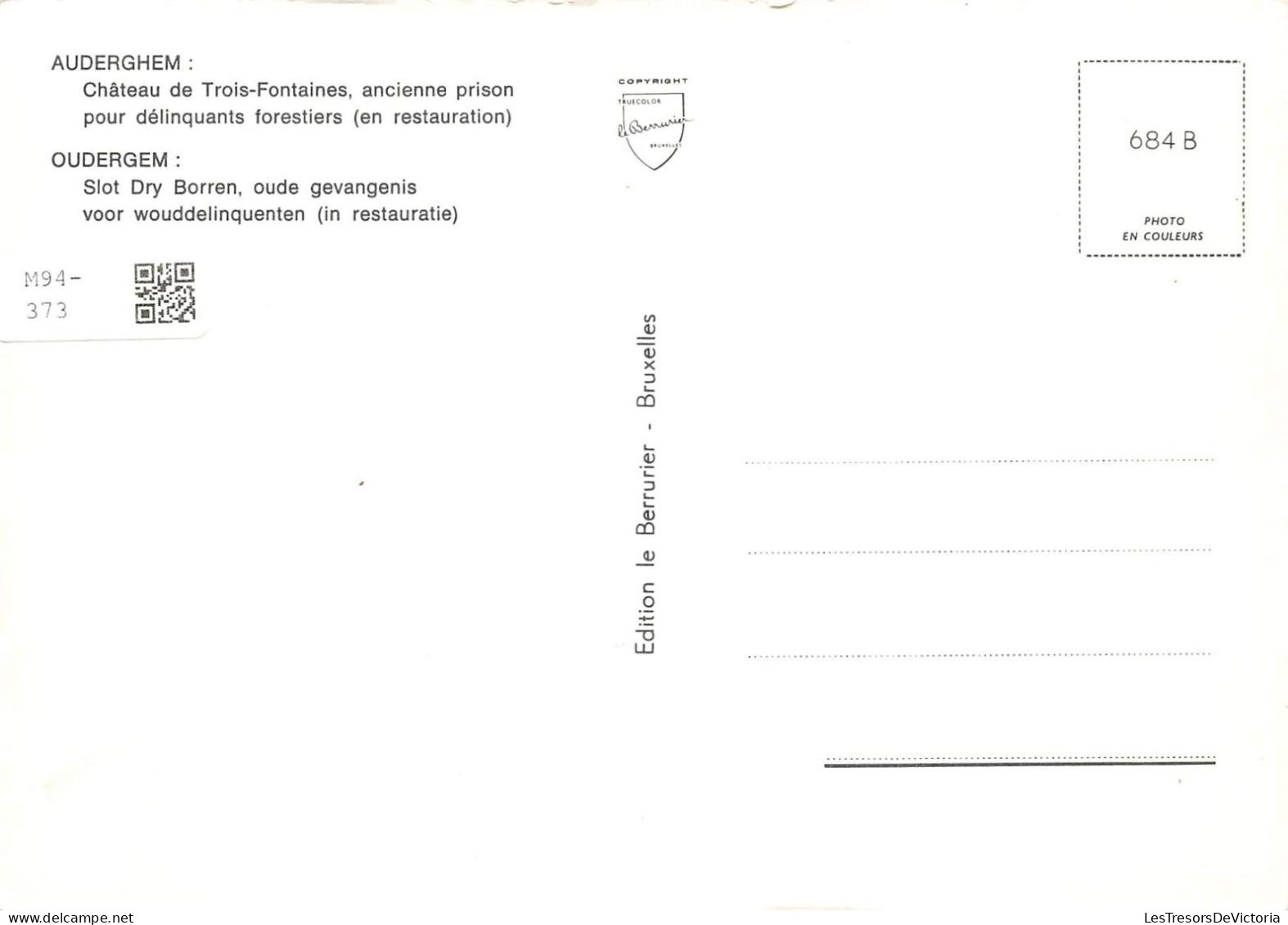 [-10%] BELGIQUE - Auderghem - Château De Trois Fontaines, Ancienne Prison Pour Délinquants Forestiers - Carte Postale - Auderghem - Oudergem