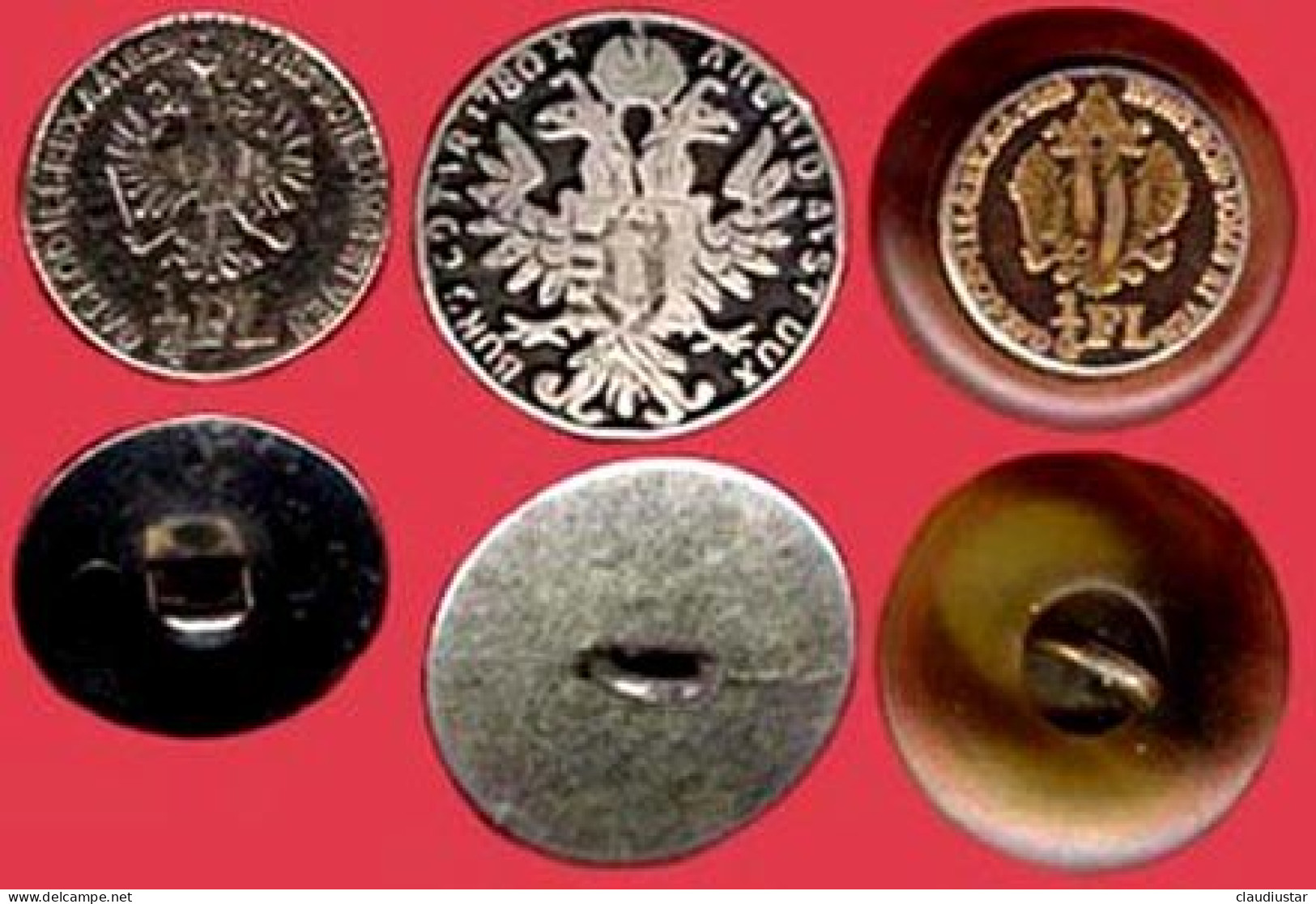 ** LOT  5  BOUTONS  AIGLE ** - Buttons