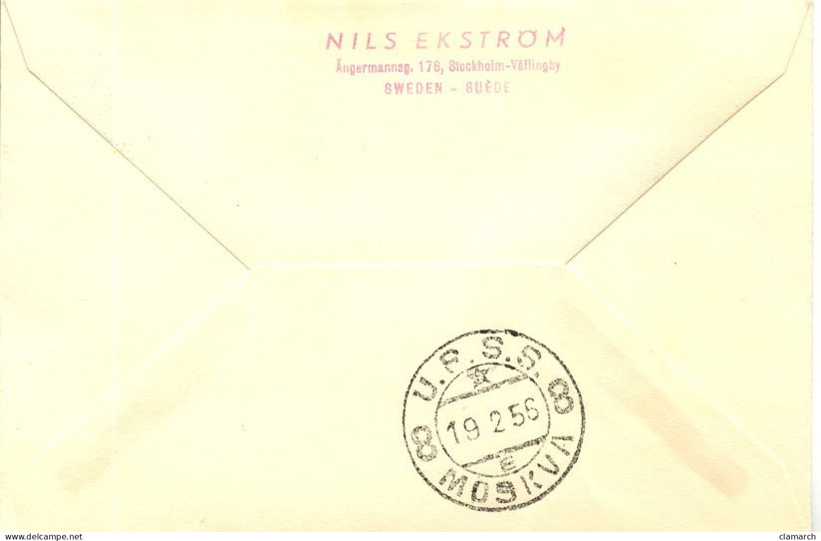 Aérophilatélie-Aero O/Y Finnair First Flight HELSINSKI-MOSCOW-cachet De Helsinki Du 18.2.56 - Erst- U. Sonderflugbriefe