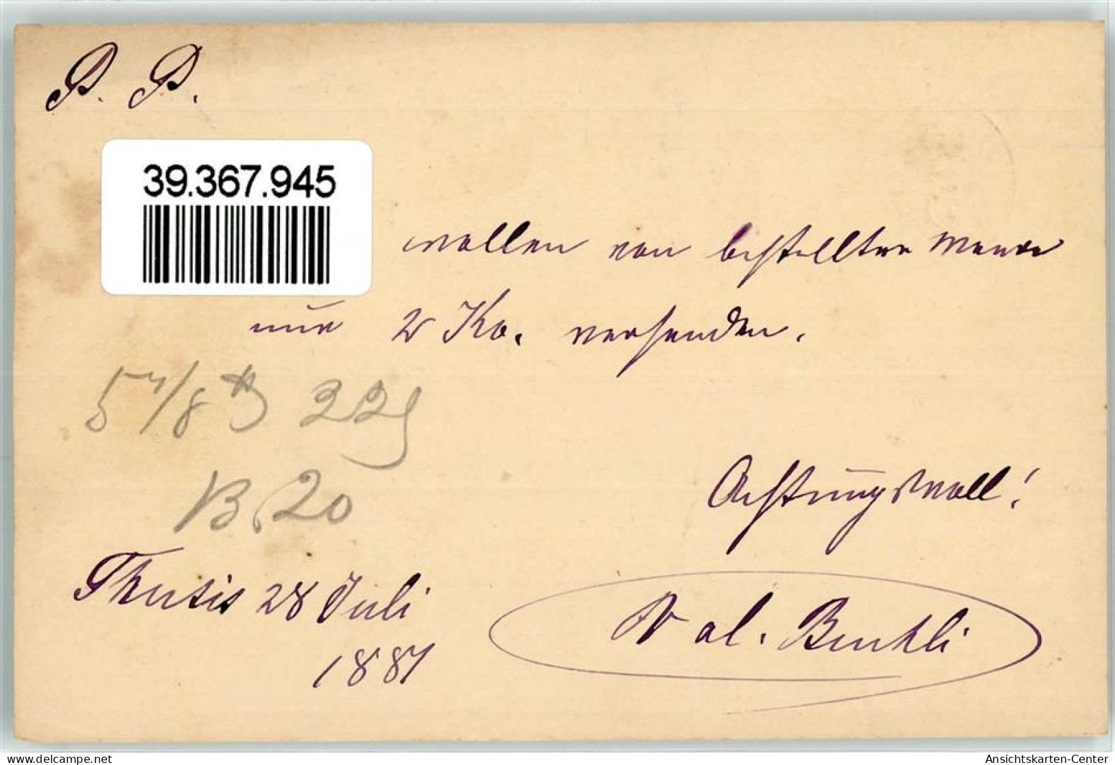 39367945 - Thusis - Sonstige & Ohne Zuordnung