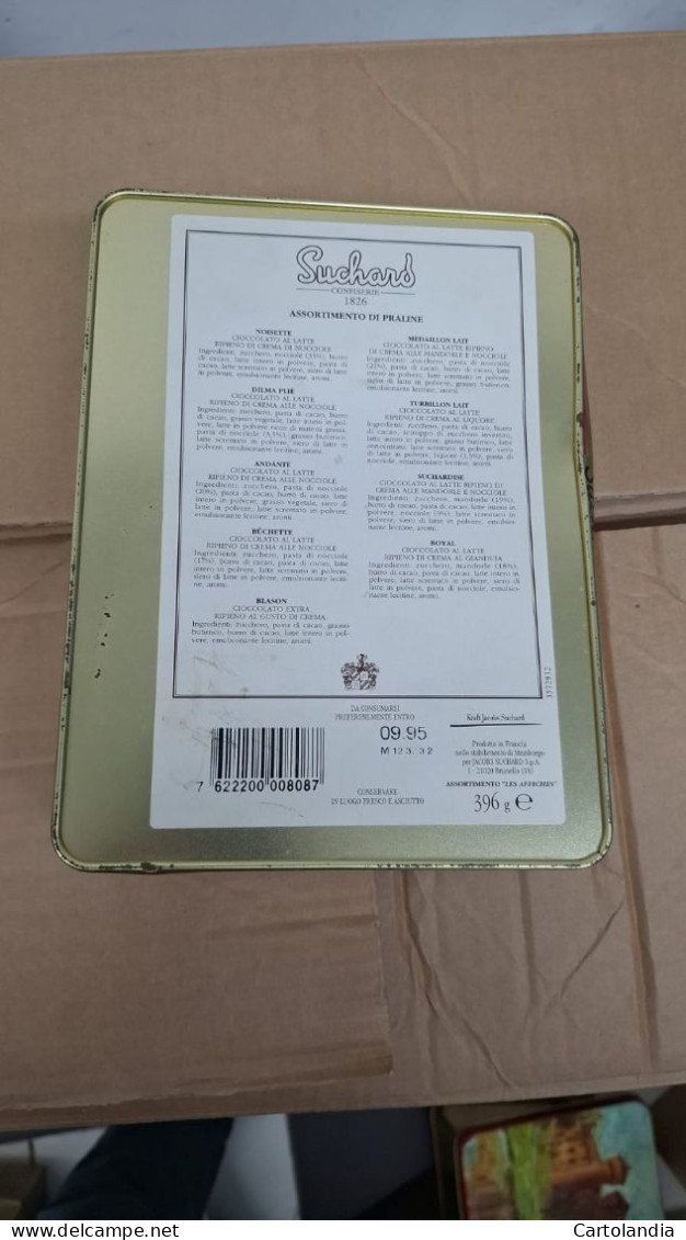 SCATOLA LATTA PUBBLICITARIA SUCHARD - Boxes